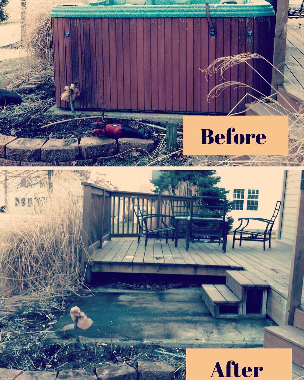 Hot Tub Demolition and Hot Tub Removal near Akron Ohio